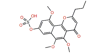 6-Methoxycomaparvin 5-methyl ether sulfate
